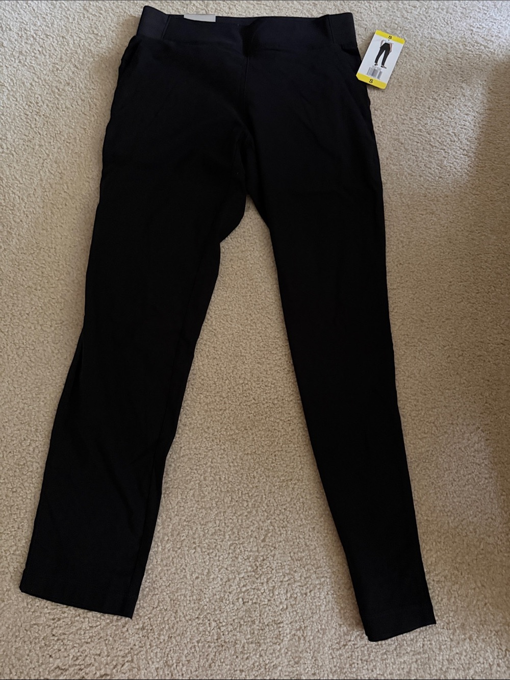 NWT 32 Degrees Black Slim Ponte Pants S